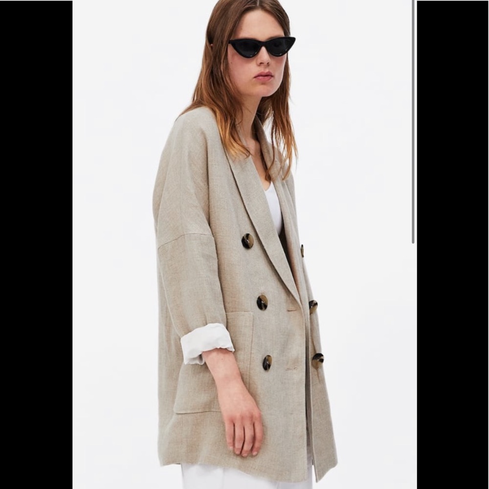 ZARA Linen Blazer